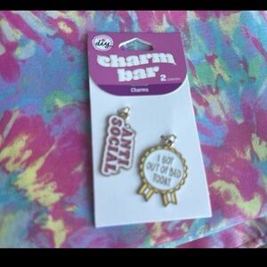 Women’s Pink & Gold Anti Social Charm Set